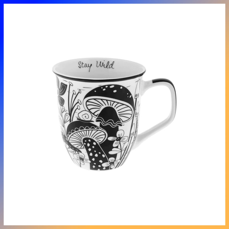 La tasse 14Oz Artisan Boho rehausse vos moments douillets avec cette superbe tasse en céramique noire et blanche, un incontournable de l'hiver. Conçu avec une élégance bohème artistique, il combine une finition noire matte profonde avec de charmants motifs minimalistes.