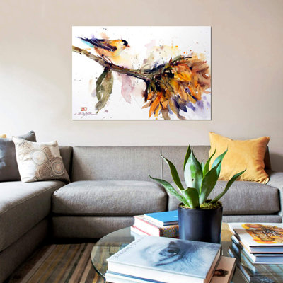 Sitting On The Tree by Dean Crouser - Wrapped Canvas Painting