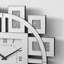 Horloge murale en miroir et fausses pierres précieuses