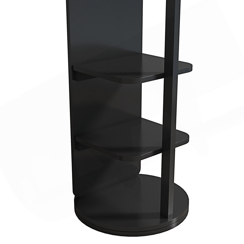 Grand miroir pleine longueur, Noir