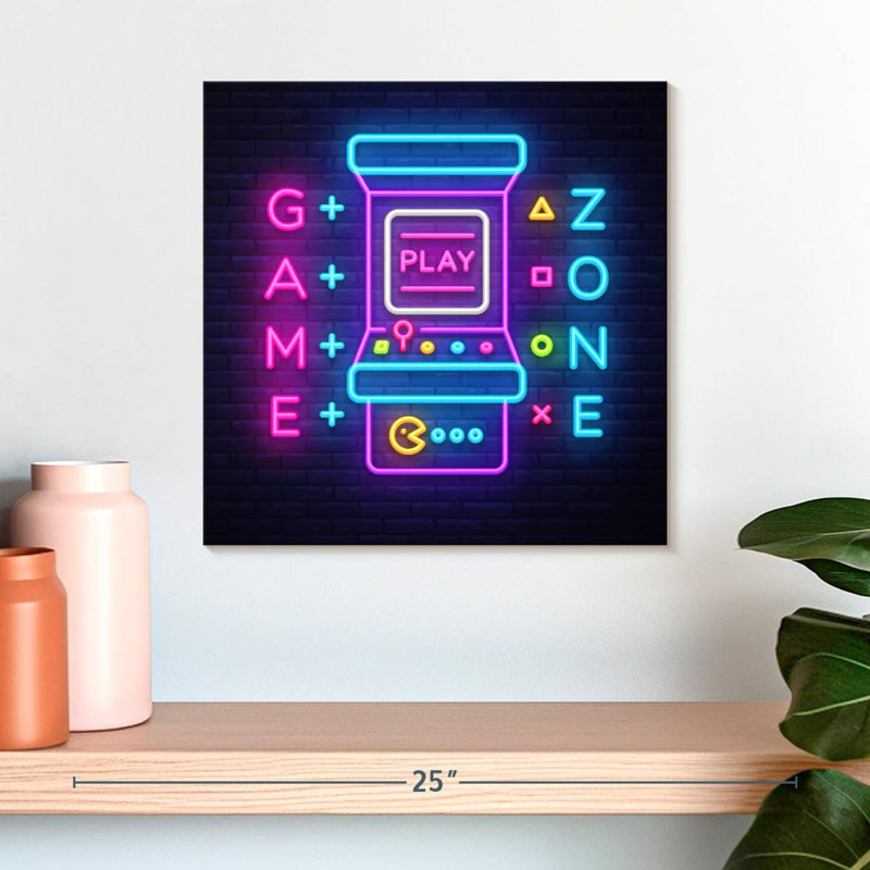 Senne Game Room, 16" H x 16" W