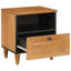 40cm W Solid Wood Bedside Table-134679405