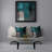 Abstract Reversible Throw Pillow-64998836