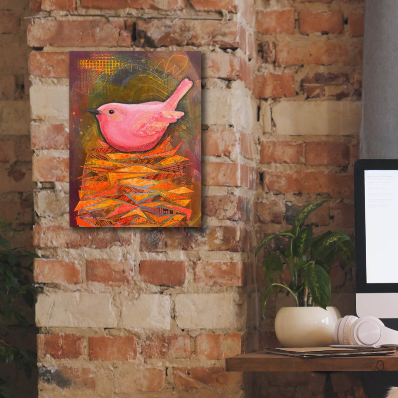  «Waiting» par Bebe Keith, art mural sur toile, 12 po x 16 po