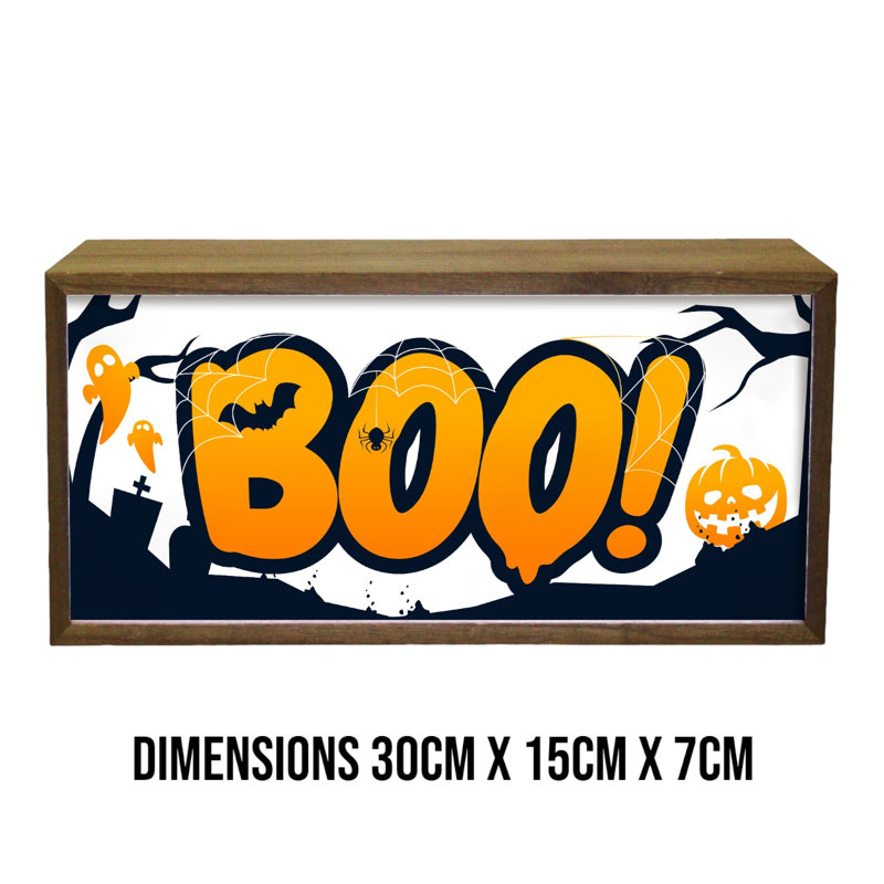 Oiti Boo 15" LED Sign