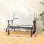 Banc oscillant d'extérieur
