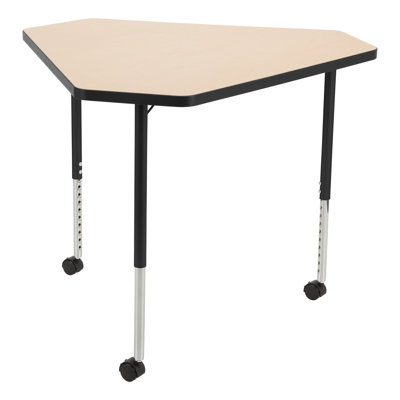 Table mobile articulée à hauteur ajustable 41 po x 36 po Structure Series Diamond