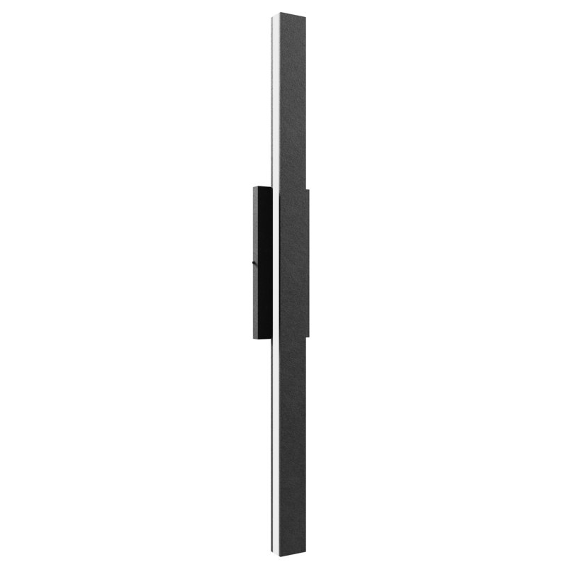 Avenue Outdoor Black Wall Sconce, 36" H x 5" W x 3" D