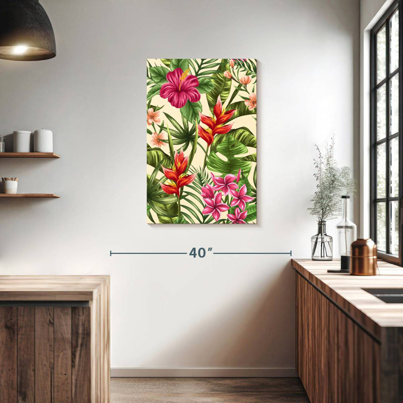 Kerner Tropical Flowering Plants, 36" H x 24" W