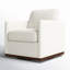 Fauteuil pivotant rembourré Bobbi-98667067