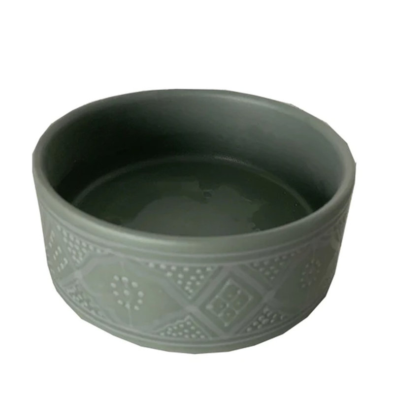 Bol pour animal de compagnie, Petit (3 po), Gris foncé