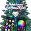 Arbre de Noël, 751 pointes en PVC, structure à charnières et support en métal - arbre des Fêtes contrôlé par application intelligente-1001768154