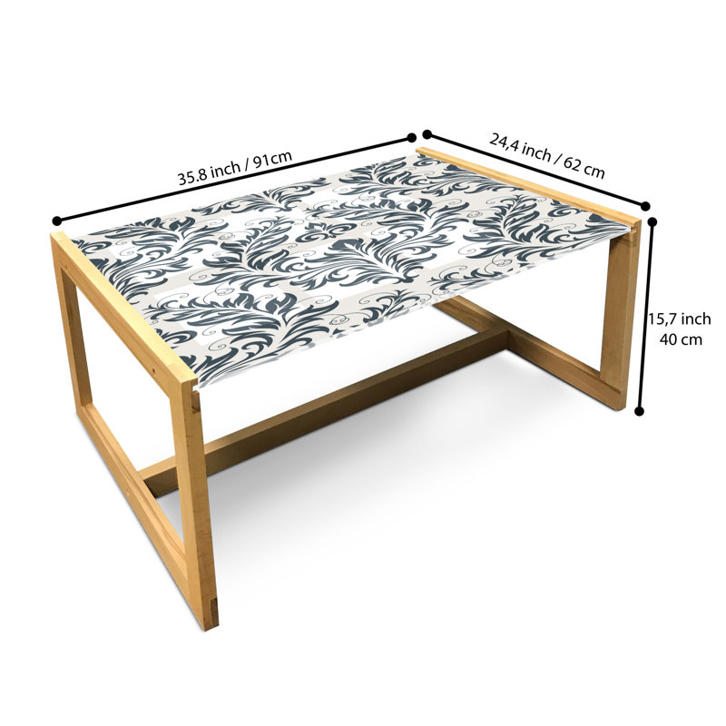 Jakerion Sled Coffee Table, 90cm H x 62cm W x 40cm D