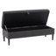 Banc de rangement à couvercle rabattable rembourré-1062176319