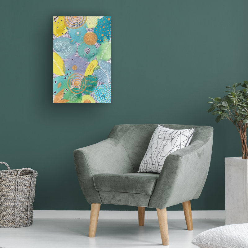 Art sur toile, Rouleau Camille Contini Bali, H 12 po x l 19 po