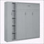 Lit escamotable double pleine grandeur avec tablettes-1401364794