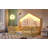 Full Floor Bed With High Rails, Wooden Montessori Bed With Light-809475558-809475553