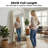 Alvantor 59"/64"/71" Full Length Mirror Floor Standing, Anti-Rust Aluminum Frame, Arch/Rectangle, Black/Gold-126552609