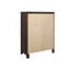 Commode brune à 5 tiroirs