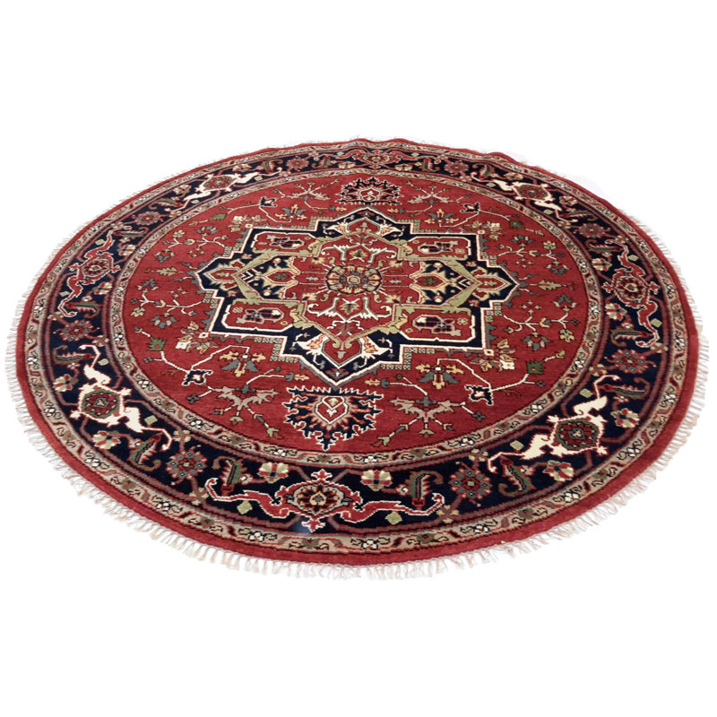 Kellow Oriental Area Rug in Red