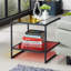 Glass Top Sled End Table