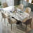 Modern Minimalist Rectangular Dining Table-104785972