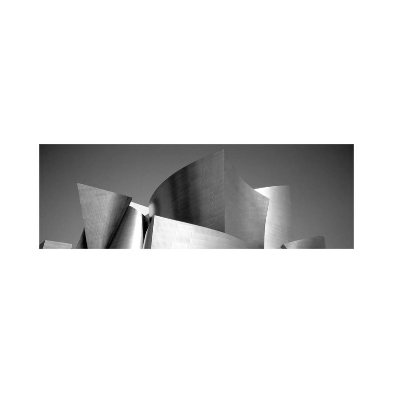 Low Angle View Of A Building, Walt Disney Concert Hall, City Of Los Angeles, California, USA - Wrapped Canvas Panoramic Print