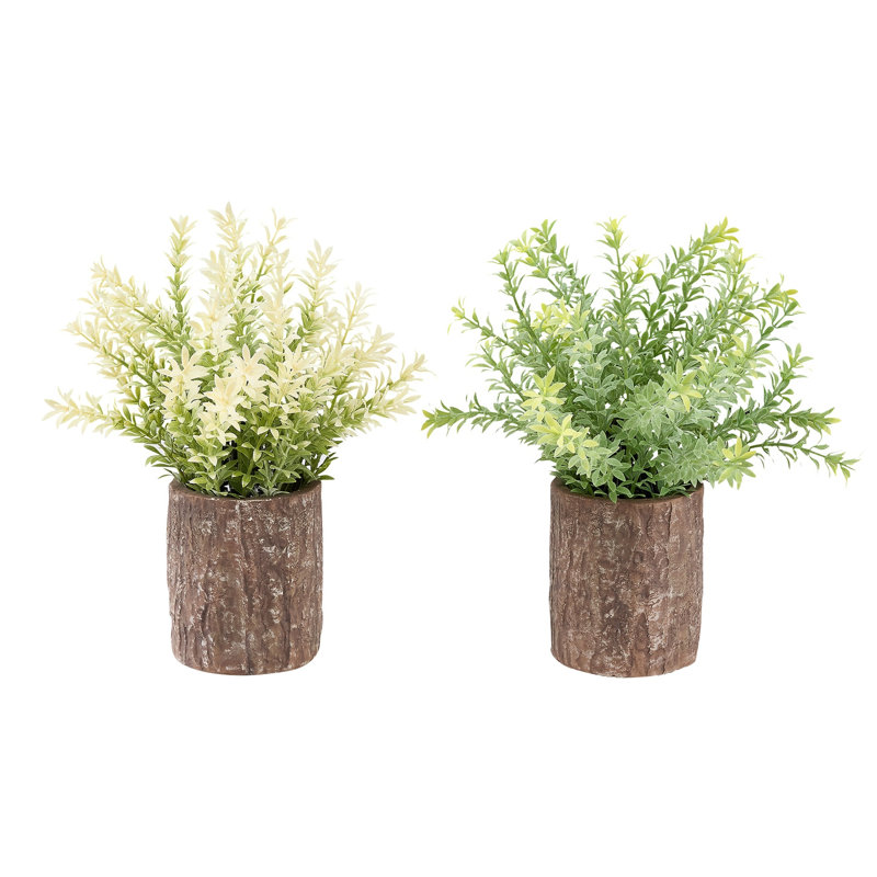 Artificial Grass In Cement Pot