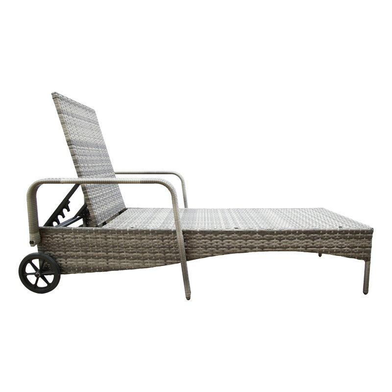 Twitty 170cm Long Reclining Single Chaise with Cushions