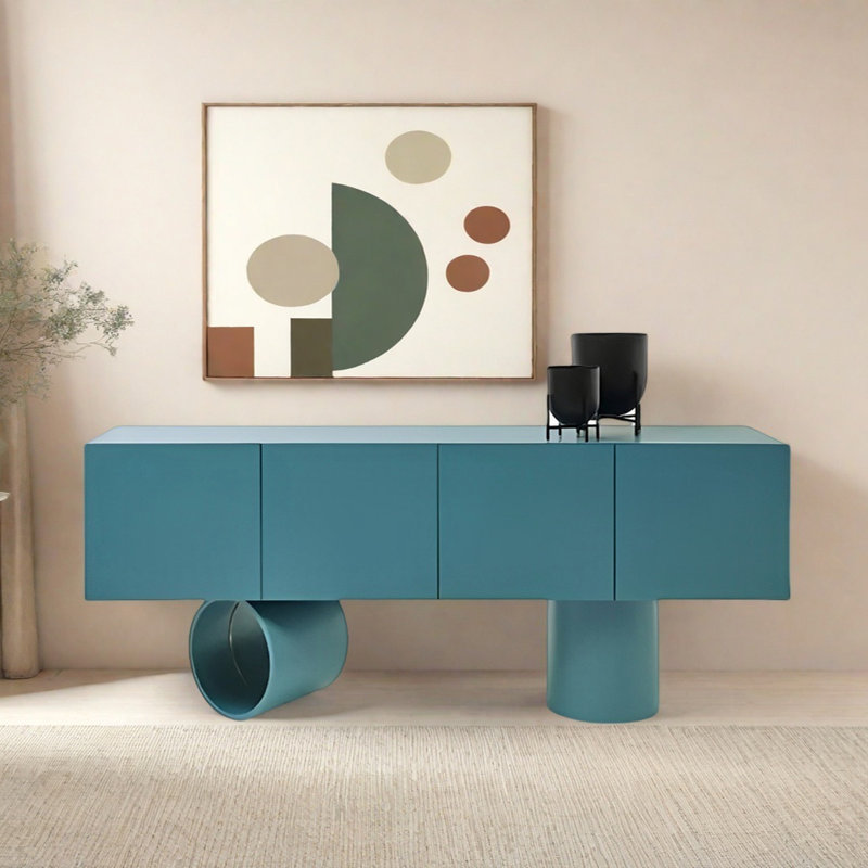 Lindell, Blue, 32.09" H x 70.87" W x 15.75" D
