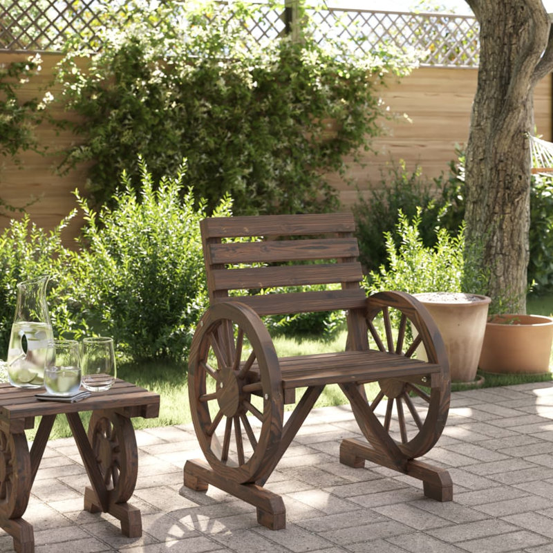 Pande Outdoor Lounge Chair, Dark Brown