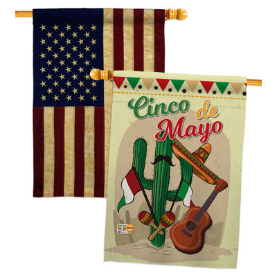 Drapeau de maison Fiesta Cinco De Mayo