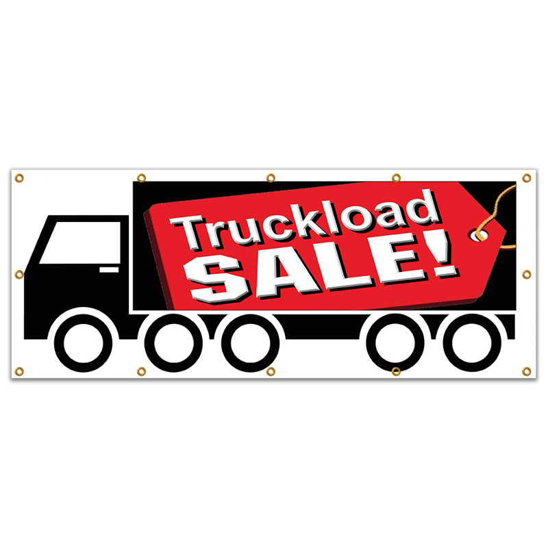 Enseigne de camion, H 48 po x l 120 po x P 0,1 po