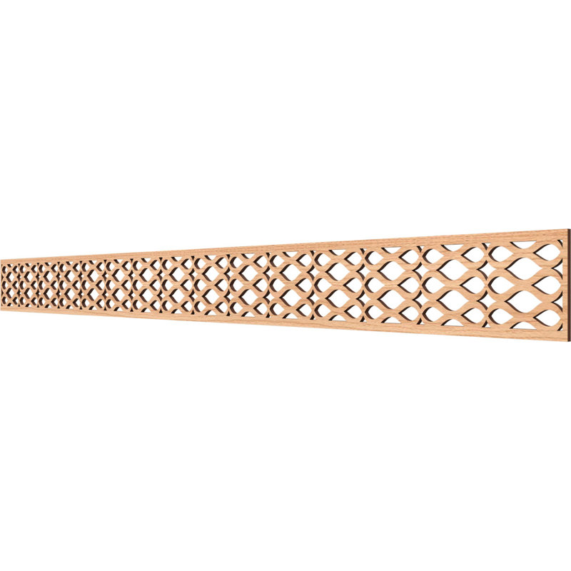 Moulure de panneau Somerset, Noyer blanc, H 4 po x l 46,375 po x P 0,25 po