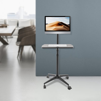 Standing Mobile Laptop Cart