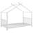 Metal House Platform Bed-1119487396