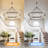 48 - Light Stainless Steel Dimmable Wagon Wheel Chandelier-1897002365