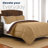 Martex Solid Color Reversible Comforter and Sham Bedding Set Super Soft Brushed Fabric-18040445-18040447