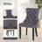 Alexes Tufted Velvet Wing Back Dining Chair-84142936