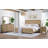 Aabia Coastal Panel Bed in a Sand Dune Finish-917972781