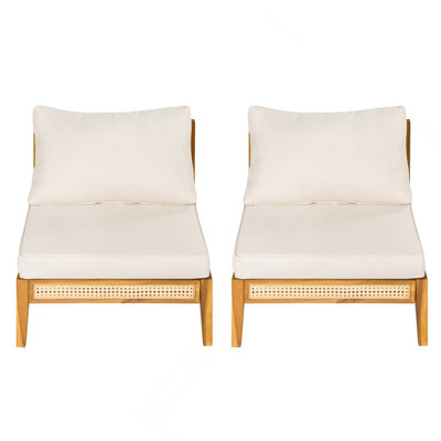 Chaise sans accoudoirs Kirkby, ensemble de 2