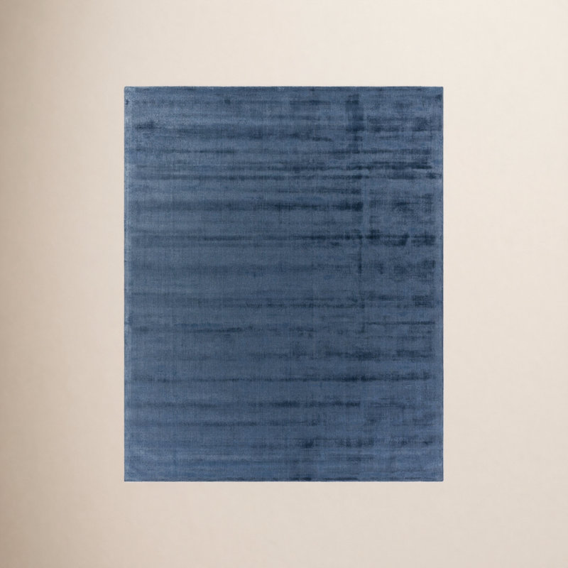 Tylese Hand Loomed Viscose Abstract Indoor Rug, Rectangle 8' x 10'