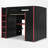 Full Size Loft Bed With Built-In Desk And Storage-539200827