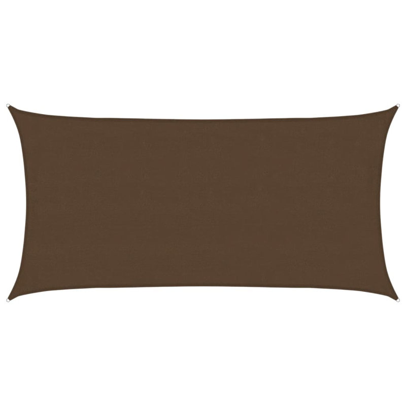 Attalus Rectangular Shade Sail, 4m x 7m, Brown