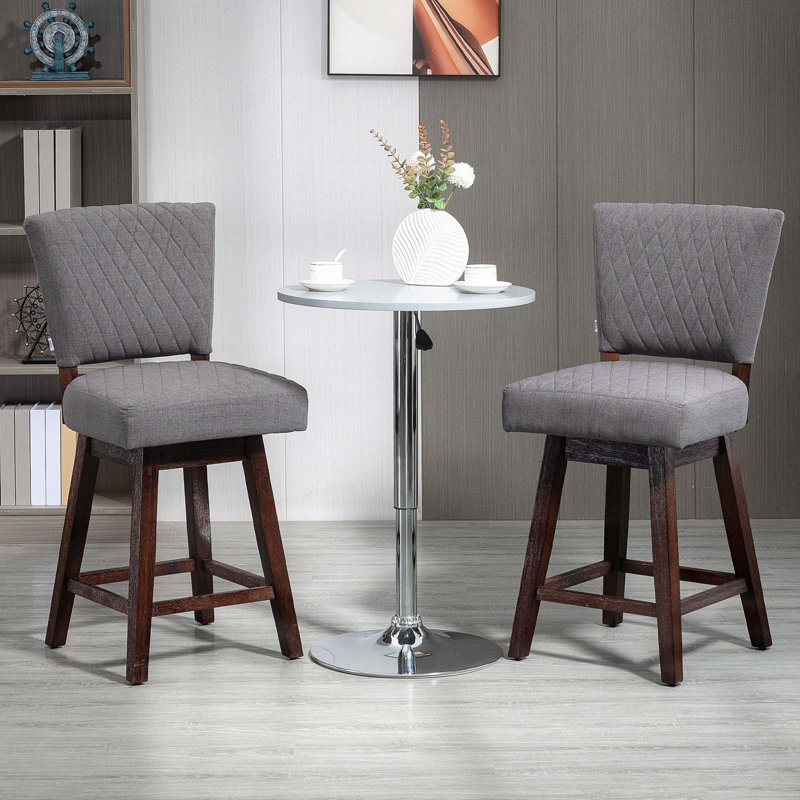 Ensemble de 2 tabourets pivotants
