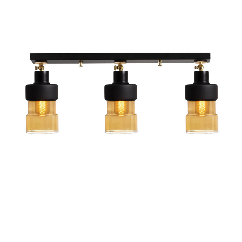 Plafonnier semi-encastré 3 lumières 25,2 po Dover