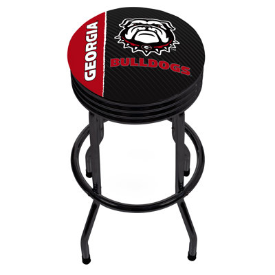 NCAA Swivel Upholstered Counter Stool