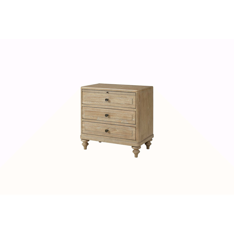 Nightstand With Sand Finish
