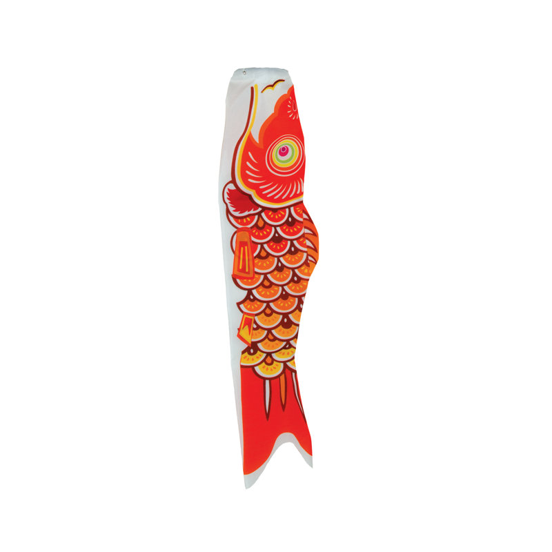 Carpe koï, Orange, H 24 po x l 6,5 po
