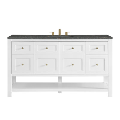 Breckenridge 60'' Single Bathroom Vanity with Top